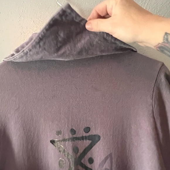 Lagan look style cotton cardigan with unique unique hemline Size medium - Picture 11 of 12